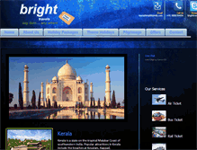 Tablet Screenshot of brighttravels.com